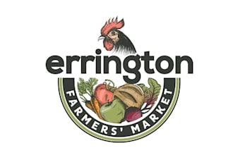 create a local food amazing logo for a farmers market