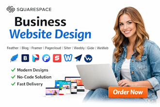 design feather blog framer pagecloud siter weebly glide weweb business website