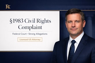 draft a section 1983 civil rights violation complaint