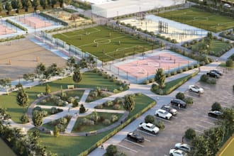 redesign 3d recreational center,gymnasium,track field court,sport fitness center