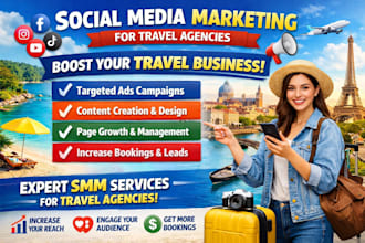 manage and grow your travel agency social media marketing professionally