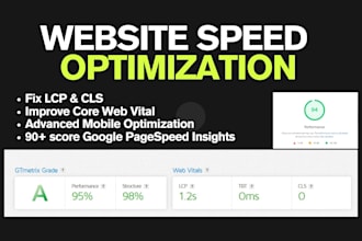 fix your website core web vitals lcp cls and boost google pagespeed score to 90