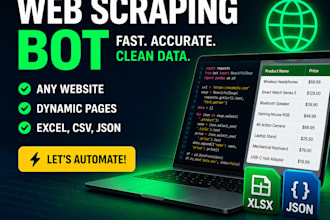 build a custom web scraping bot using python