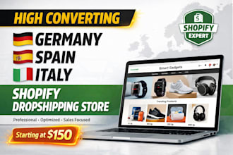 build a german shopify pet supplies dropshipping store website shopify pet store
