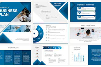 design professional business presentation slides