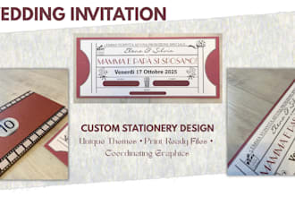 design your unique wedding stationery with a creative touch