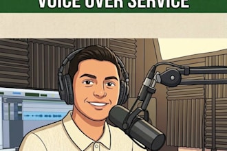record a natural turkish or persian voice over