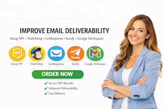 setup fix spf mailchimp getresponse sendy google workspace email deliverability