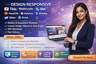 design responsive tilda webnode silex motocms mobirise strinkly sitew orson