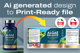 convert your ai generated design into a print ready file