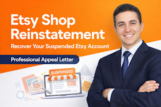 help reinstate your suspended etsy shop and account