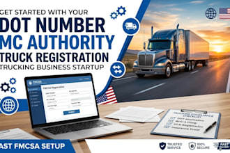 set up dot number, mc authority and truck company registration
