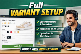 fix shopify product variants and product page issues