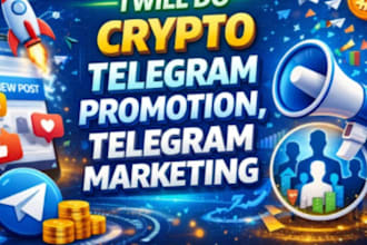 do crypto telegram promotion, telegram markting