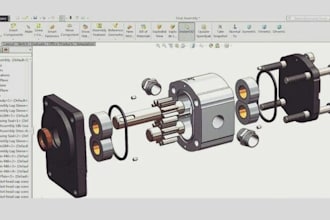 create 3d cad modeling, solidworks product design, cam cnc toolpath mold design