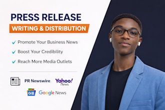 distribute product, event, book or global press release for press distribution