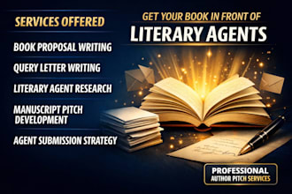 write a powerful query letter and book proposal for literary agents