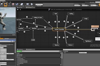develop unreal engine game blueprint ai and game prototype