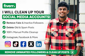 manage and clean your social media profile