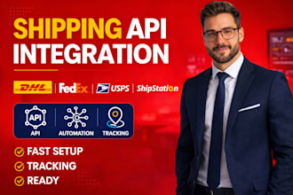 integrate fedex, dhl shipping API with gohighlevel CRM, shopify and woocommerce