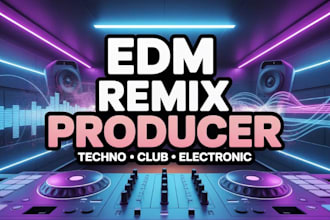 create a high energy edm remix of your track