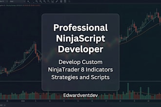 develop custom ninjatrader 8 indicators strategies and scripts