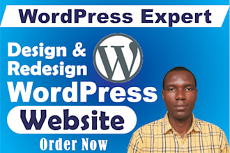 design or redesign a responsive wordpress website