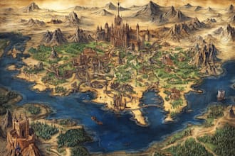 draw a map illustration for your project