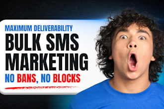 send bulk SMS marketing campaign, text message, bulk email blast, SMS marketing