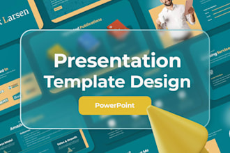 design a branded custom powerpoint template and professional master slides