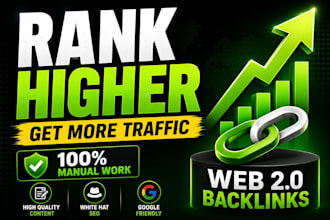 create high quality web 20 backlinks and SEO link building