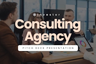 create consulting pitch deck investors deck agency pitch deck funding deck