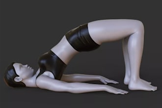 sculpt3d realism shelf figurines,photo to 3dnsfw,anatomy 3dprint,statue,iges,stp