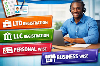help you create personal and business wise account registration