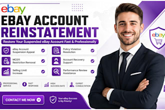 ebay account, suspension appeal, mc011 mc999