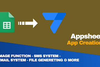 build or fix custom appsheet app