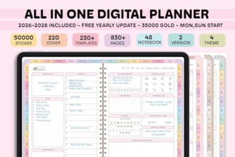 design canva self care planner, KDP journal, etsy printable, printable planner
