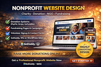 design nonprofit website charity website nonprofit website donation website