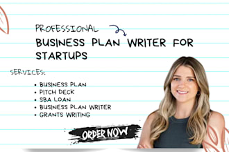 develop business plan for startups business plan writer business proposal grant