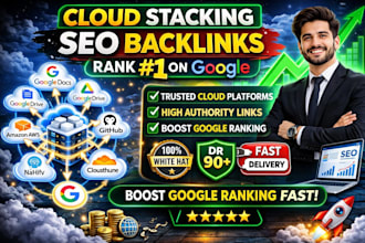 build cloud stacking SEO backlinks for higher google ranking