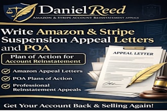 do amazon suspension appeal letter, poa account reinstatement