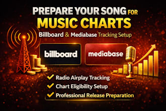 prepare your music for billboard and mediabase radio airplay tracking