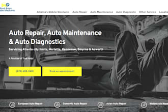 design redesign wix mobile mechanic website wix auto repair website towing site