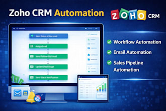 automate your zoho CRM workflows and sales pipeline