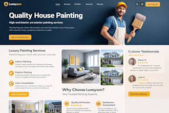 build squarespace painter website squarespace plumbing website painting website