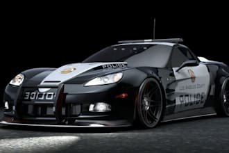 modify3d gta v police cruiser,supervette car design,ue5 game ready sport vehicle