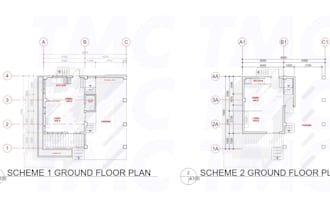 a basic architectural floor plan in revit