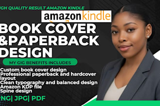 do book cover design, paperback design or hardcover design