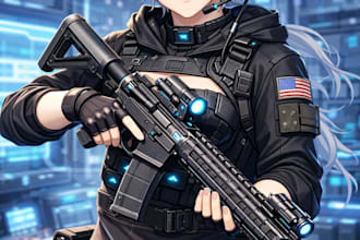 do a custom ar vtuber 3d avatar for snap camera and streaming