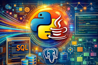 do python, java task, computer science, programming, sql, database, postgres